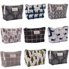 Women Travel Makeup Toiletry Bag Organizer Tree Animal Plant Print Cosmetic Bag Lady Pencil Case Makeup Bag Wash Bags Pouch Kit 3
