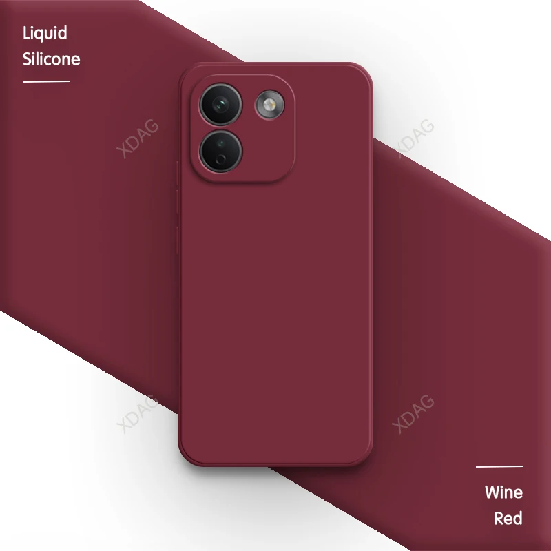 Premium Liquid Silicone Soft Back Phone Case - Simple and Elegant Design