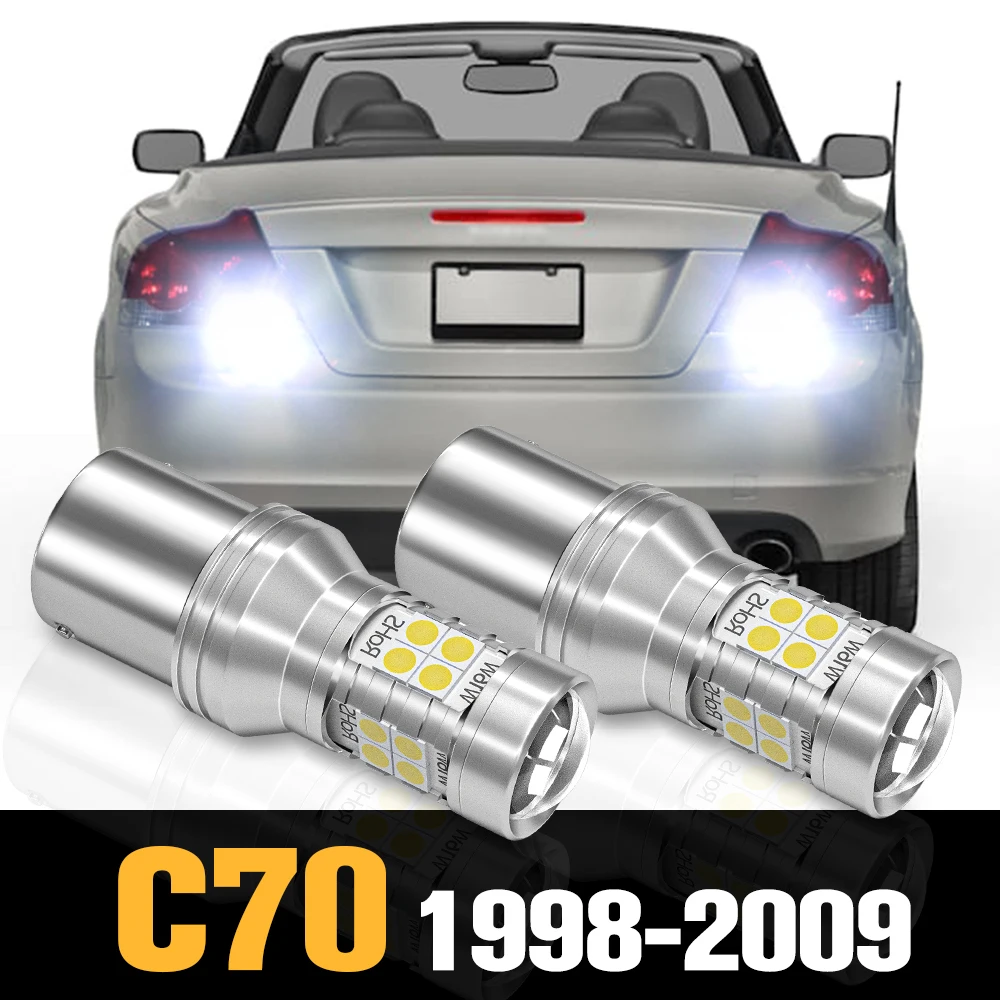 

2pcs Canbus LED Reverse Light Backup Lamp Accessories For Volvo C70 1998-2009 1999 2000 2001 2002 2003 2004 2005 2006 2007 2008