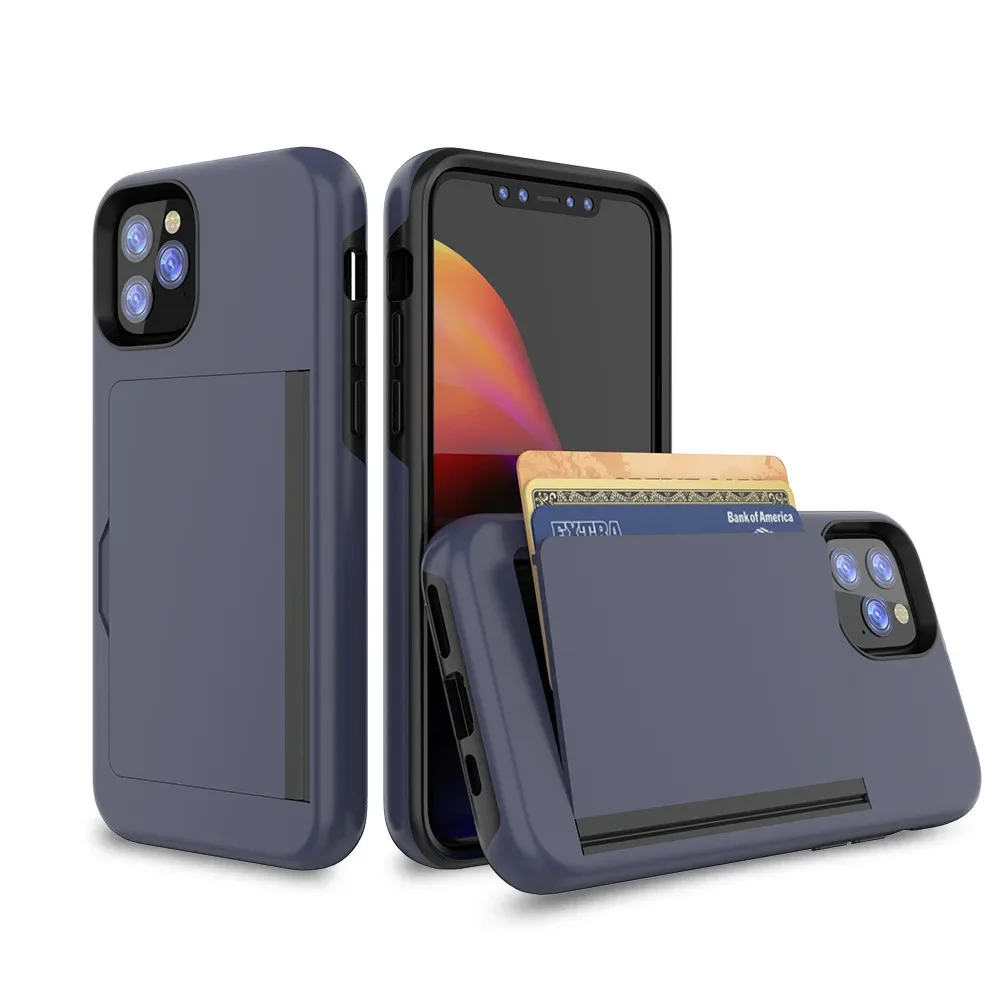 thumbnail image 1 of Para iPhone 16 Pro MAX 15 14 13 12 11 7 8 Plus X XS MAX XR Funda tipo billetera con ranura para 3 tarjetas de identificación y tarjetero para iPhone 16 15 14, 1 of 5