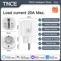 Smart WiFi Plug EU 16A/20A with Power Monitoring & Voice Control - WIFI Version 20A