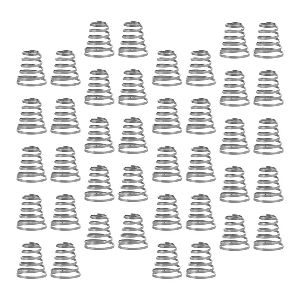 100Pcs 범용 퀵 릴리스 자전거 스프링 스테인레스 스틸 휠 허브 꼬치 스프링 안전 장착 자전거 교체 부품