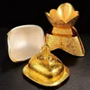Bronze Tibetan Toba Bowl Tantric Alloy Handicraft Buddhist Auspicious Tribute Buddhism Home Gift Collection Desktop Decorative 3