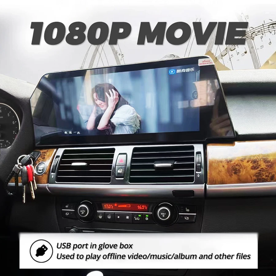 12.3" For BMW X1 F48 2016 - 2019 Android Auto Blade Screen GPS Navi 4G WIFI Stereo Car Radio Multimedia Player Carplay Head Unit - Image 4