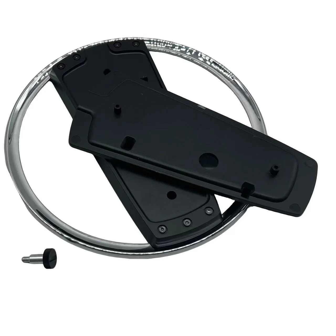 Supporto Verticale per Console, Base Antiscivolo in ABS e Metallo con Vite di Fissaggio per Console Slim con Lettore Disco e Digitale - immagine 4