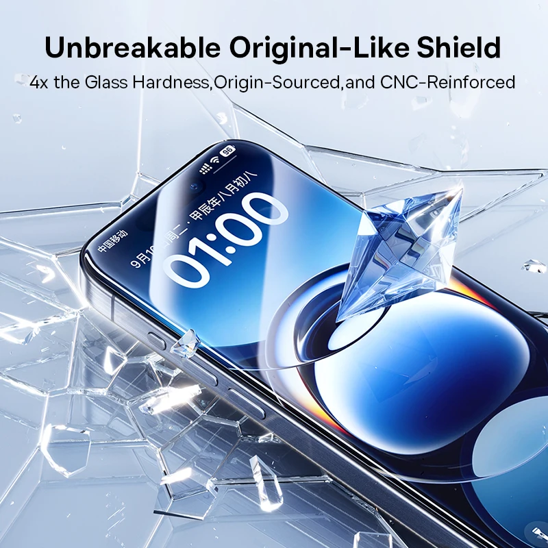 Baseus Screen Protector for iPhone 16 Pro Max Corning Tempered Glass for iPhone 16 Pro Plus Clear Anti-Peeping Protection Film Best Sellers In Phones Accessories