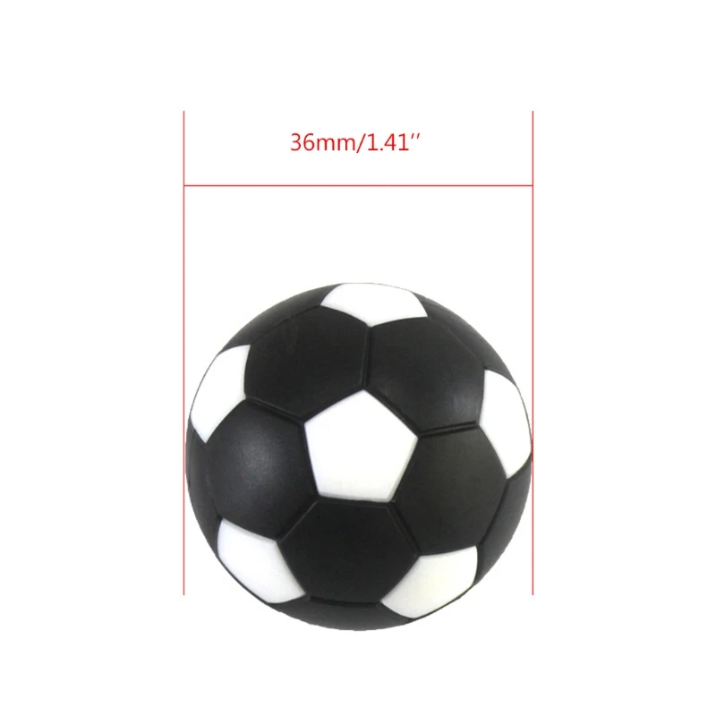 Soccer Ball Table Football Game Tabletop Soccer Game 4 Pack Table Soccer Foosballs Replacement Balls Mini Colorful 36mm Indoor Game