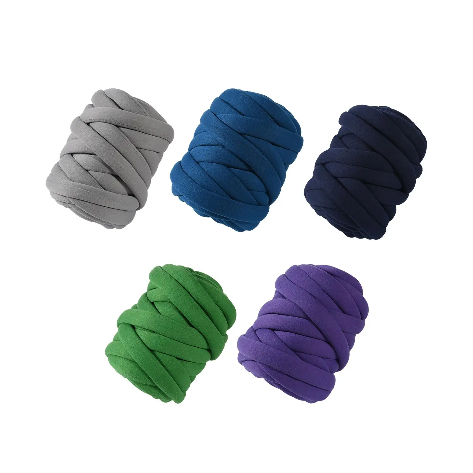 Thick Chunky Yarn Hand Knitting Tube Giant Yarn Washable Hand Knit Yarn  Weight Yarn for Sweater Crochet Hats Rug Making Pet Bed - AliExpress