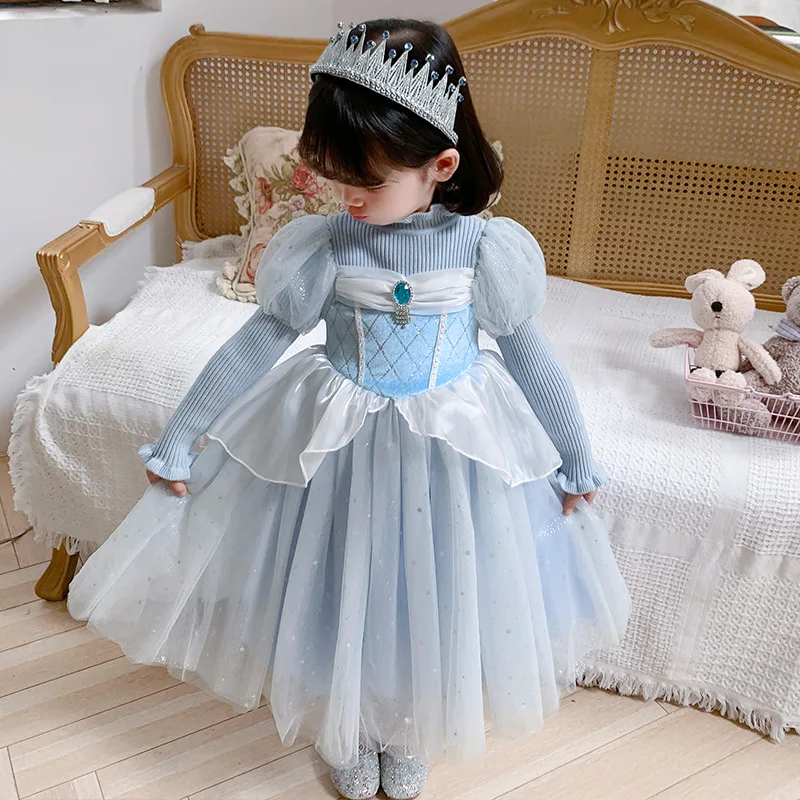 La Reine des Neiges - Déguisement Luxe Lumineux Elsa - 5/6 ans