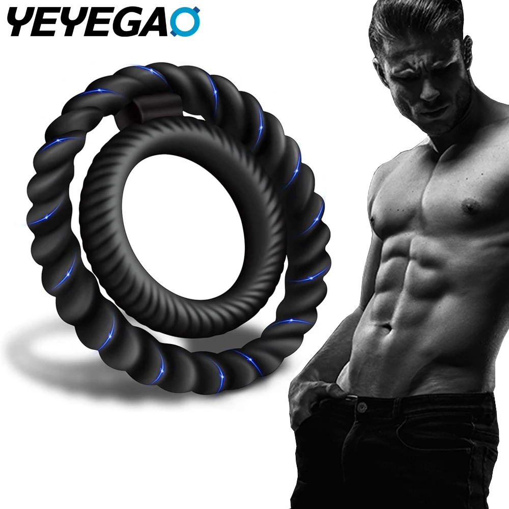 

Silicone Dual Penis Ring,Stretchy Longer Harder Stronger Erection Cock Ring Better Sex Erection Enhancing and Orgasm Sex Toy