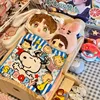Baby Doll Miniature Bed with Stairs Fashion Doll Play for 20cm 1/6 Doll Accessory Play House Furniture Set Dollhouse Decoration 2