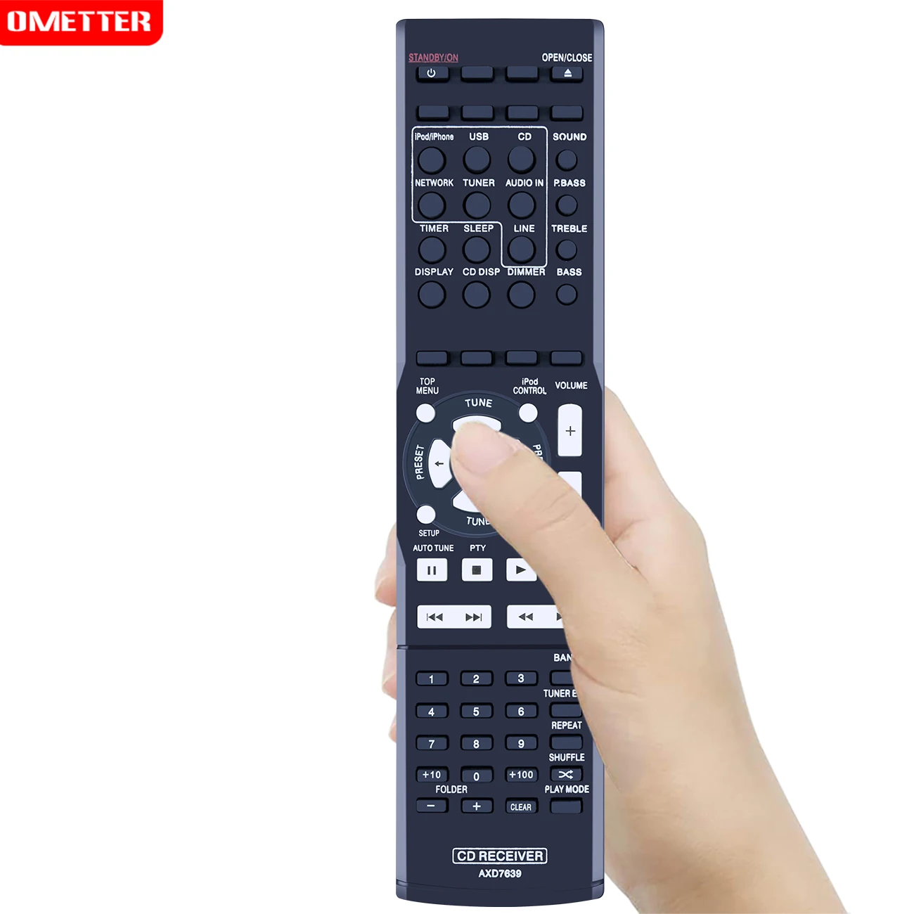 ALLIMITY AXD7634 Télécommande Compatible avec Pioneer AV Receiver X-HM10-K/SYXJC8 X-HM20 X-HM20K X-HM20K/SYXJC8 X-HM20S/SYXJC8 92L34900101001