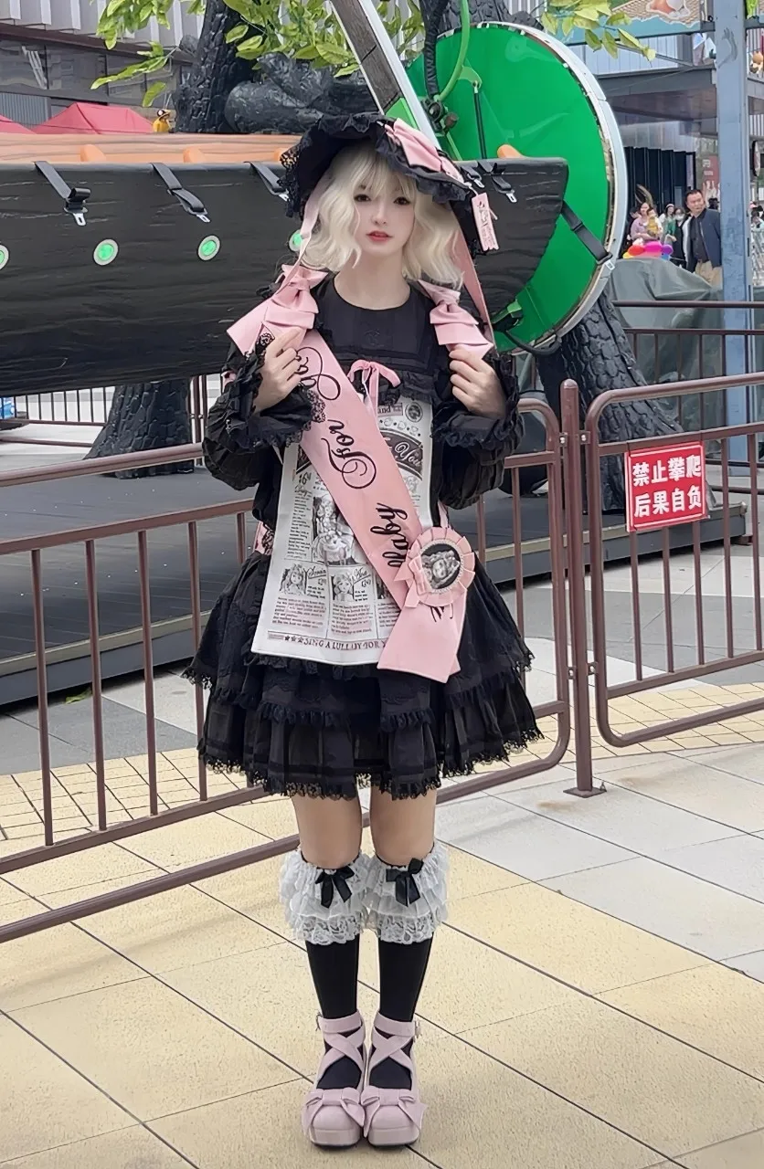 Lolita Spitze JK Strümpfe Sommer Schleife Knoten Gothic japanischen Stil lange Strümpfe Uniform Kniestrümpfe Y2k Mädchen süße Rüschen lange Socken – Detail 1