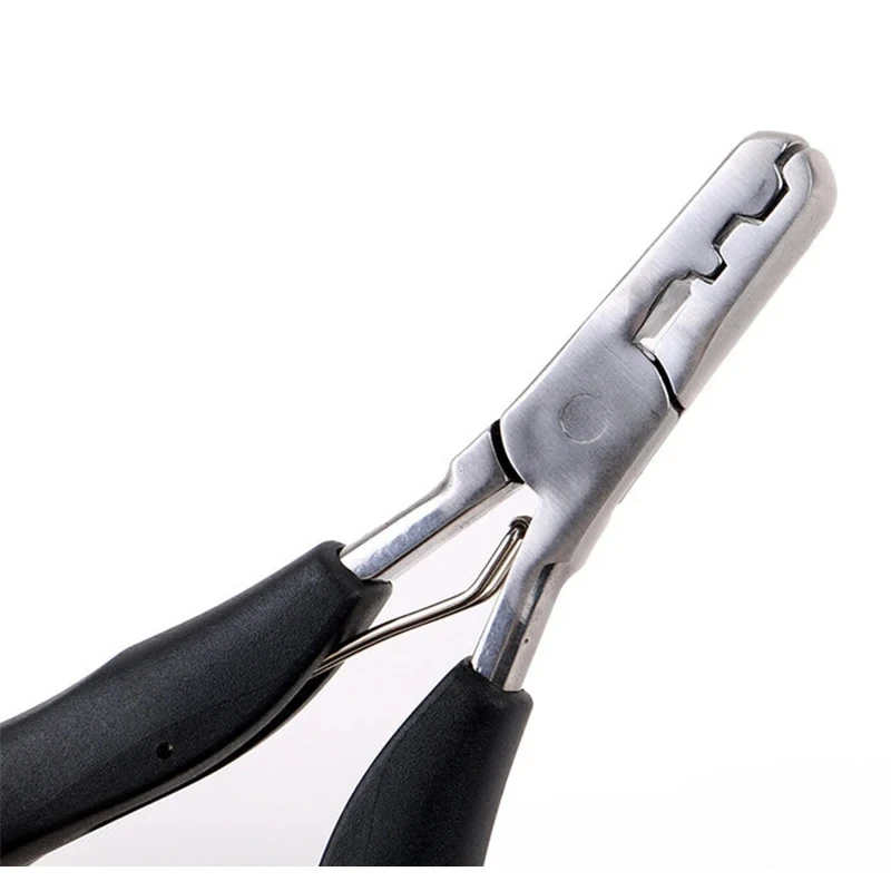 hair extension tool Tongs for hair extensions Stainless steel multifunctional extension double slot tongs