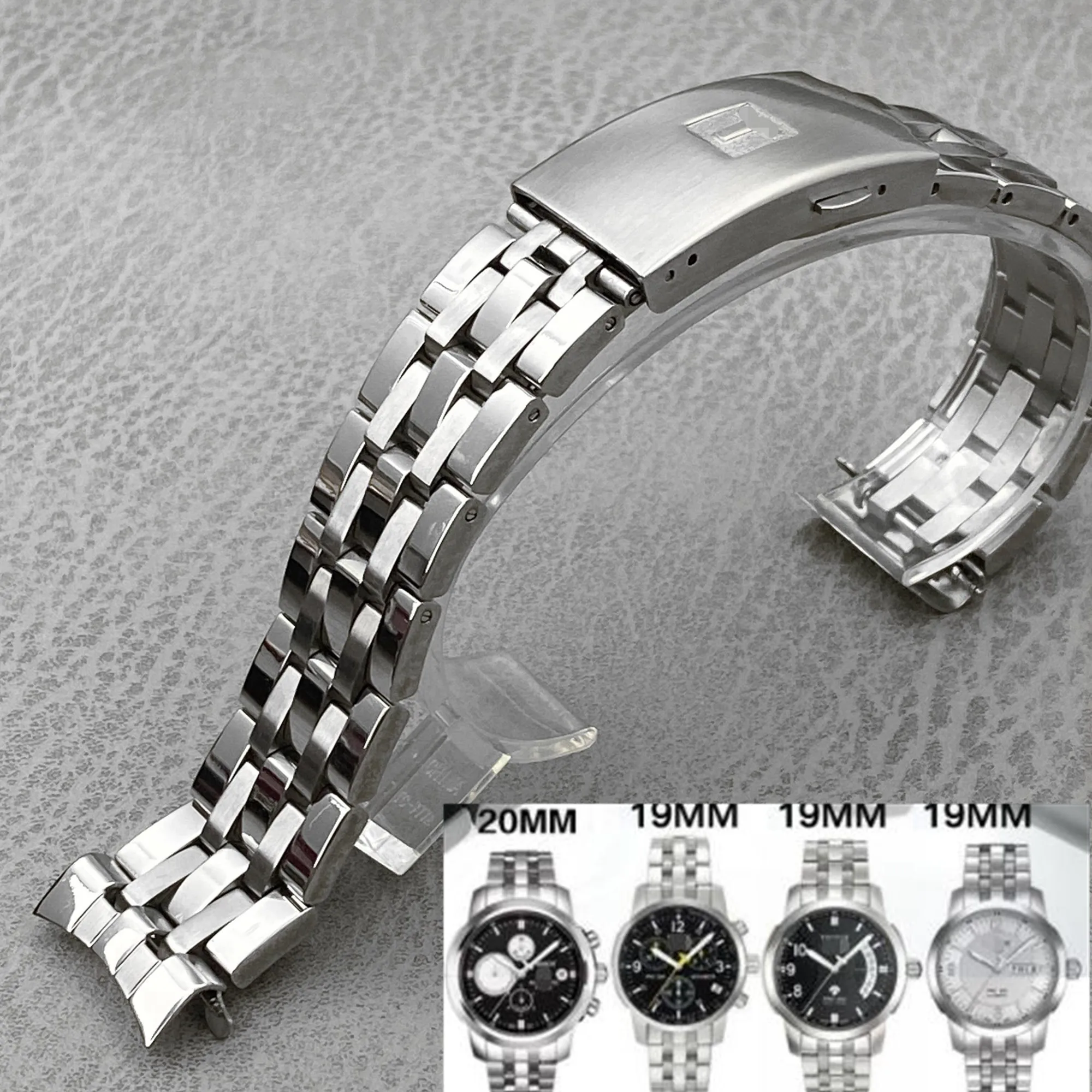 Suitable for Tissot watch Strap steel Belt Male WatchBands 1853