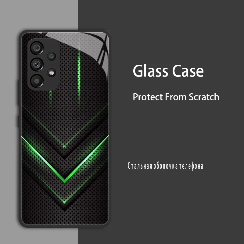 Advanced Protective Tempered Glass Phone Case with Hard Coque Bumper