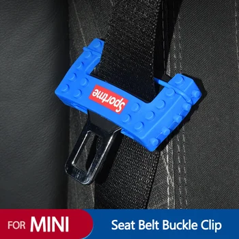 Auto Cintura di Sicurezza Fibbia Clip Anti-Graffio Protezione Per MINI Cooper F54F55F56F57F60R50R52R53R55R56R57R58R59R60R61 Interni