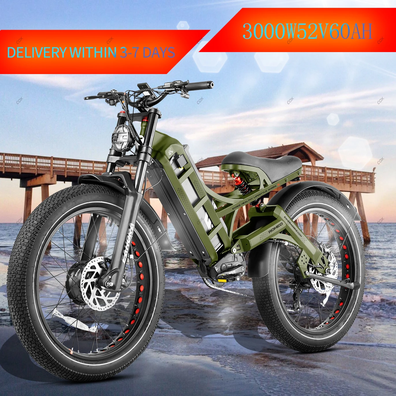 Knight-Romeo-electric-bicycle-3000W52V60AH-breaks-the-limit-with-love ...