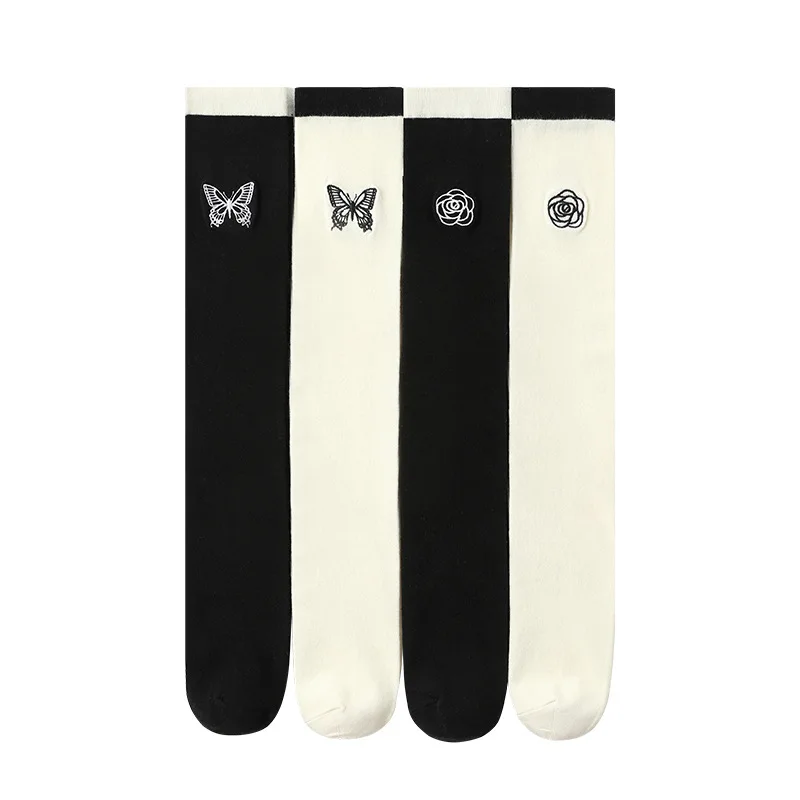 Girls Knee High Socks Spring Autumn Children Mid Tube Socks Student School for Kids Teenager Long children socks