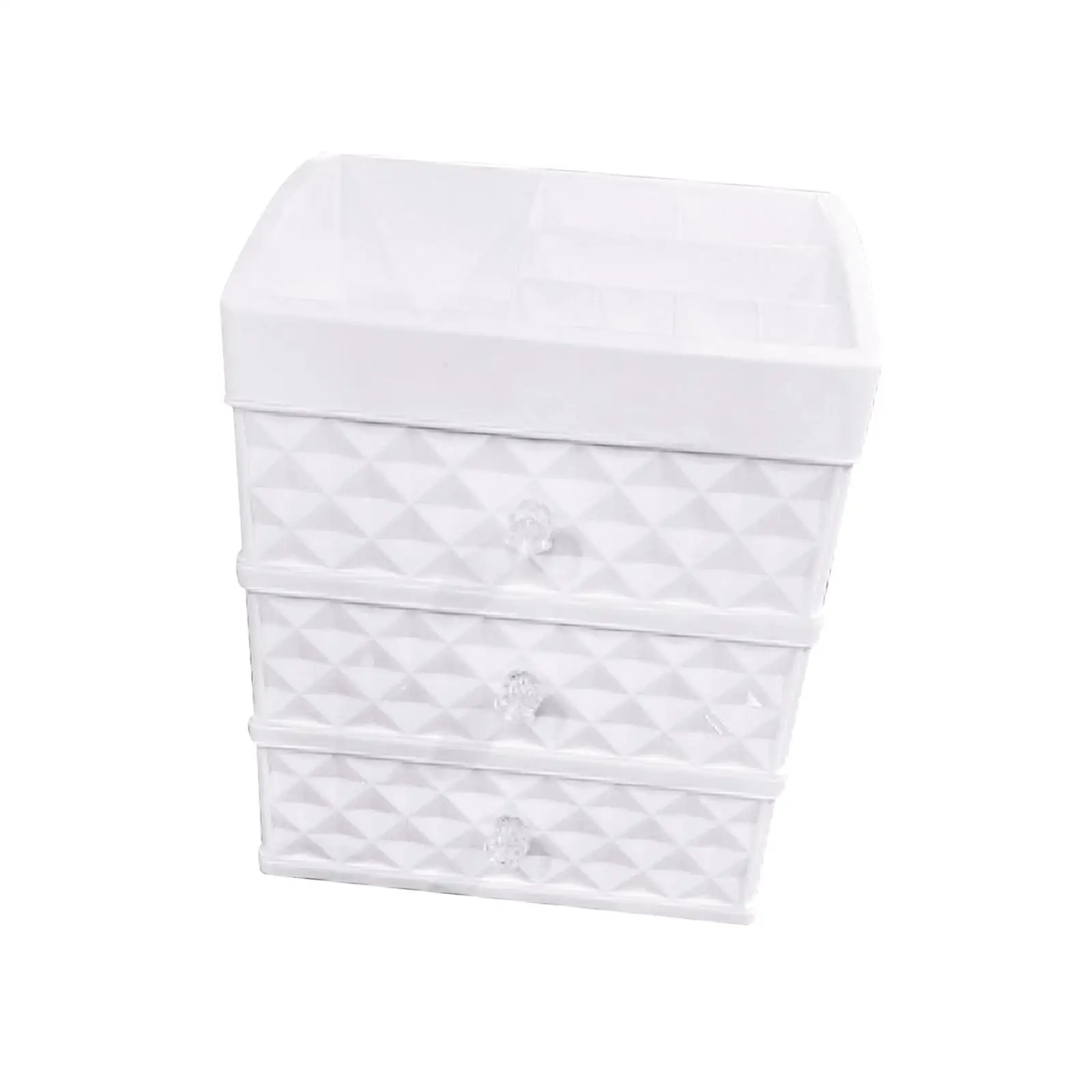 

Makeup Organizer Case Cosmetic Storage Box with Drawers Display Case Removeable for Nail Lipstick Vanity Apartments Dresser