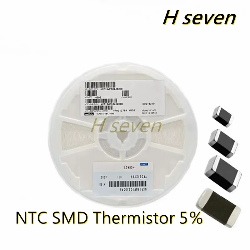 20pcs 0402 0603 0805 1206 3950 NTC SMD Thermistor 5％ 1K 2K 2.2K 3.3K 4.7K 6.8K 10K 15K 22K 33K 47K 50K 100K Thermal Resistor