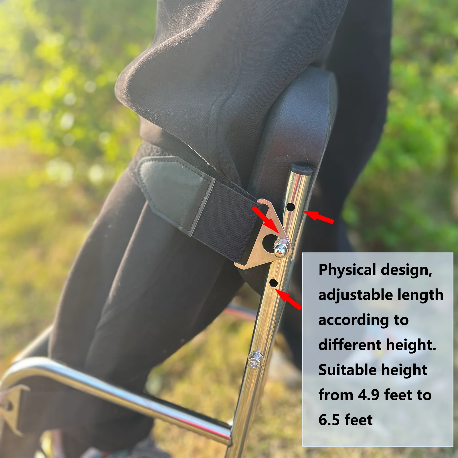304 Stainless Steel Knee Seat,Designed For Working On Horticultural Farms-Knee Protection,Ankle Support,Durable Thick Knee Pads