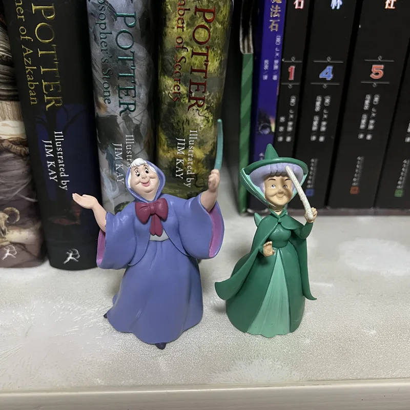 

2pieces 8-10cm Disney fairy godmother ornaments collection