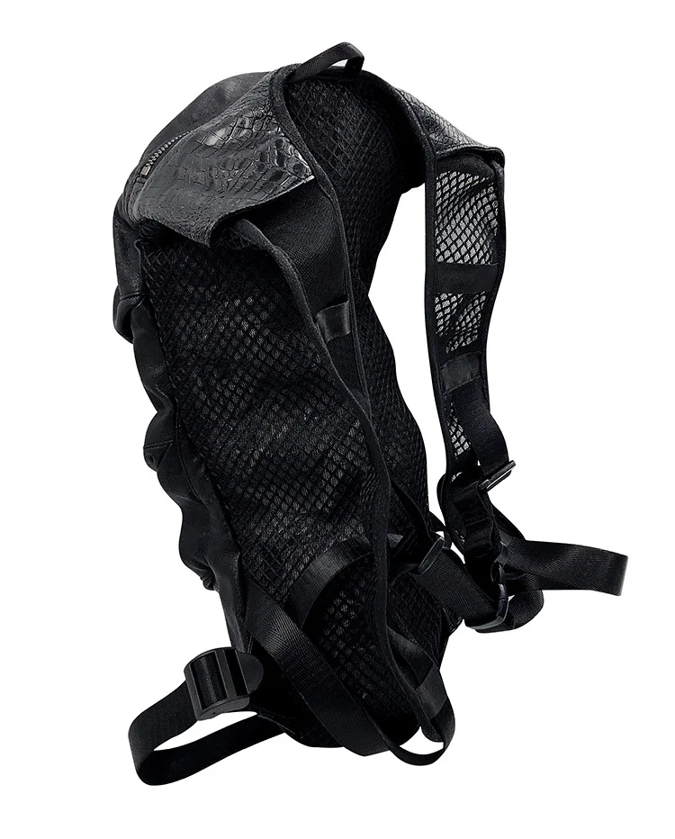 Women's bag Backpack Cross Border Laptop Bag Steampunk Outdoor Pu Leather Splicing Bag Rugzak Mochila Feminina Plecak Bolsos Sac