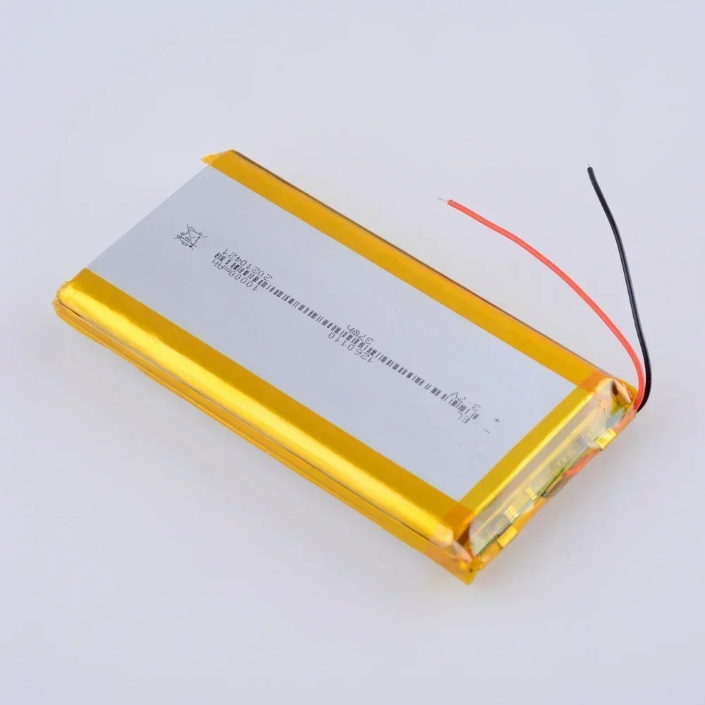3.7V 10000mAh 1260110 Batteria ai polimeri di litio Batterie ricaricabili ai polimeri di litio per giocattolo Accumulatori e caricabatterie di riserva GPS Laptop Luci da campeggio Fai da te - immagine 6