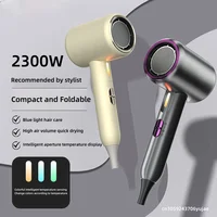 Newly Launched Portable Folding Hair Dryer, Negative Ion Constant Temperature High-Power Hair Dryer, Household Appliances 2