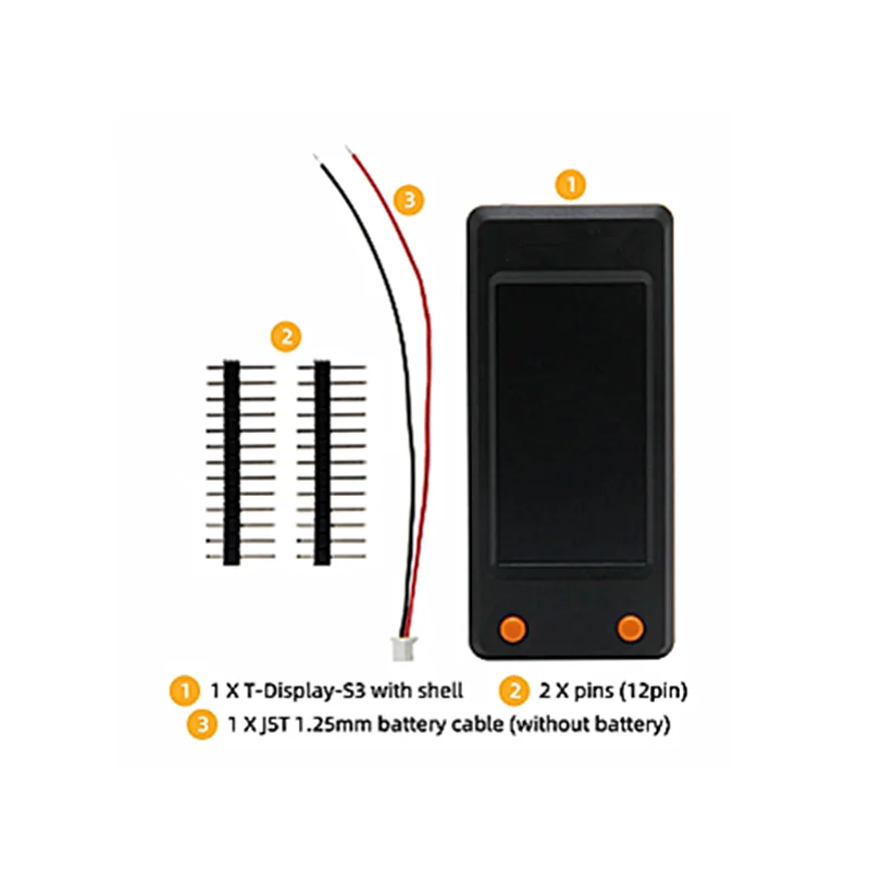 LILYGO T-Display-S3 ESP32-S3 Development Board ST7789 1.9 Inch LCD Display Module WIFI Bluetooth 5.0 Shell For Arduino iot development kit