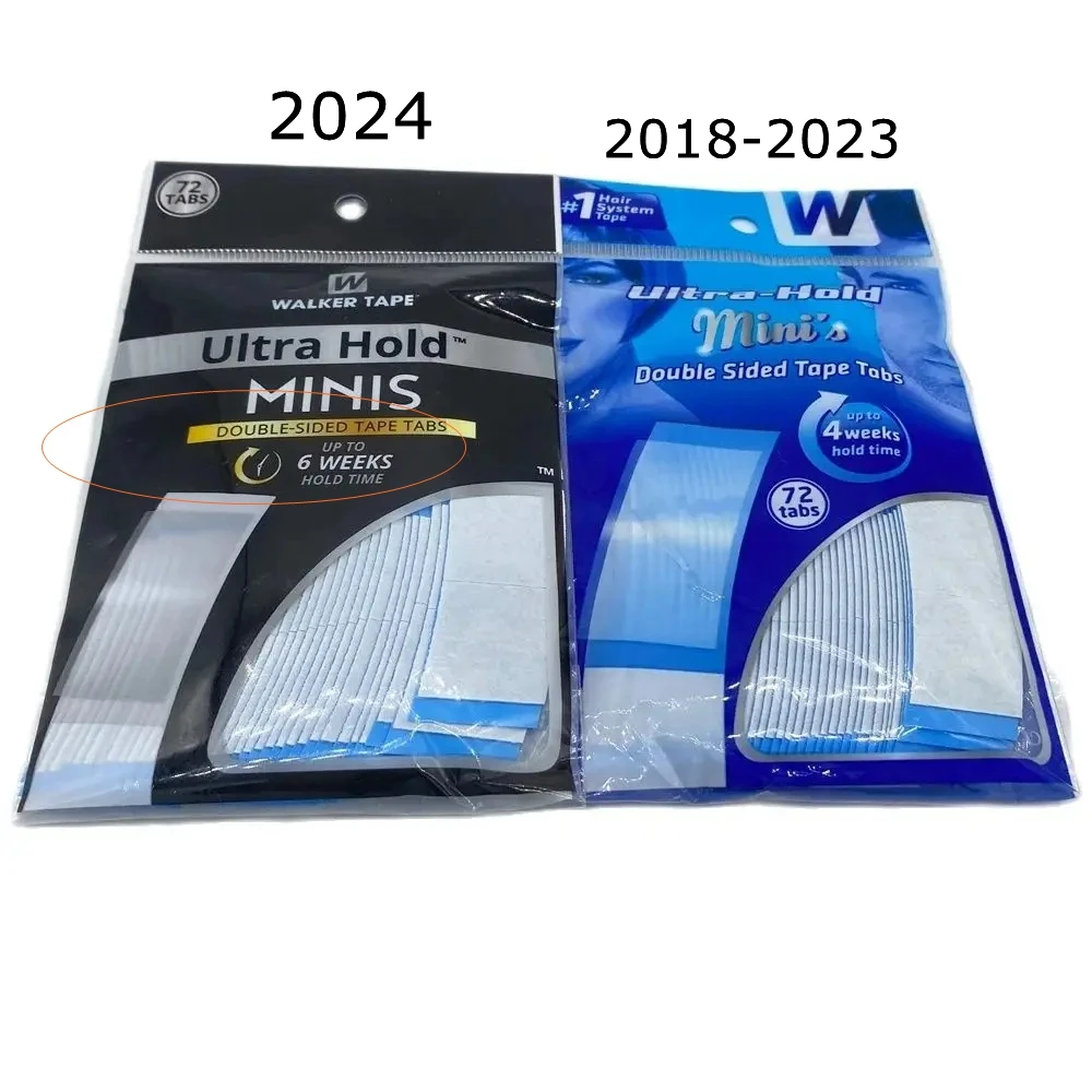 1 bag 72 TABS 8.6*2.2cm Blue Ultra hold tape lace front tape double sided Tape hair extension tape hair tape wig tape For toupee wig adhesive 4 weeks lasting