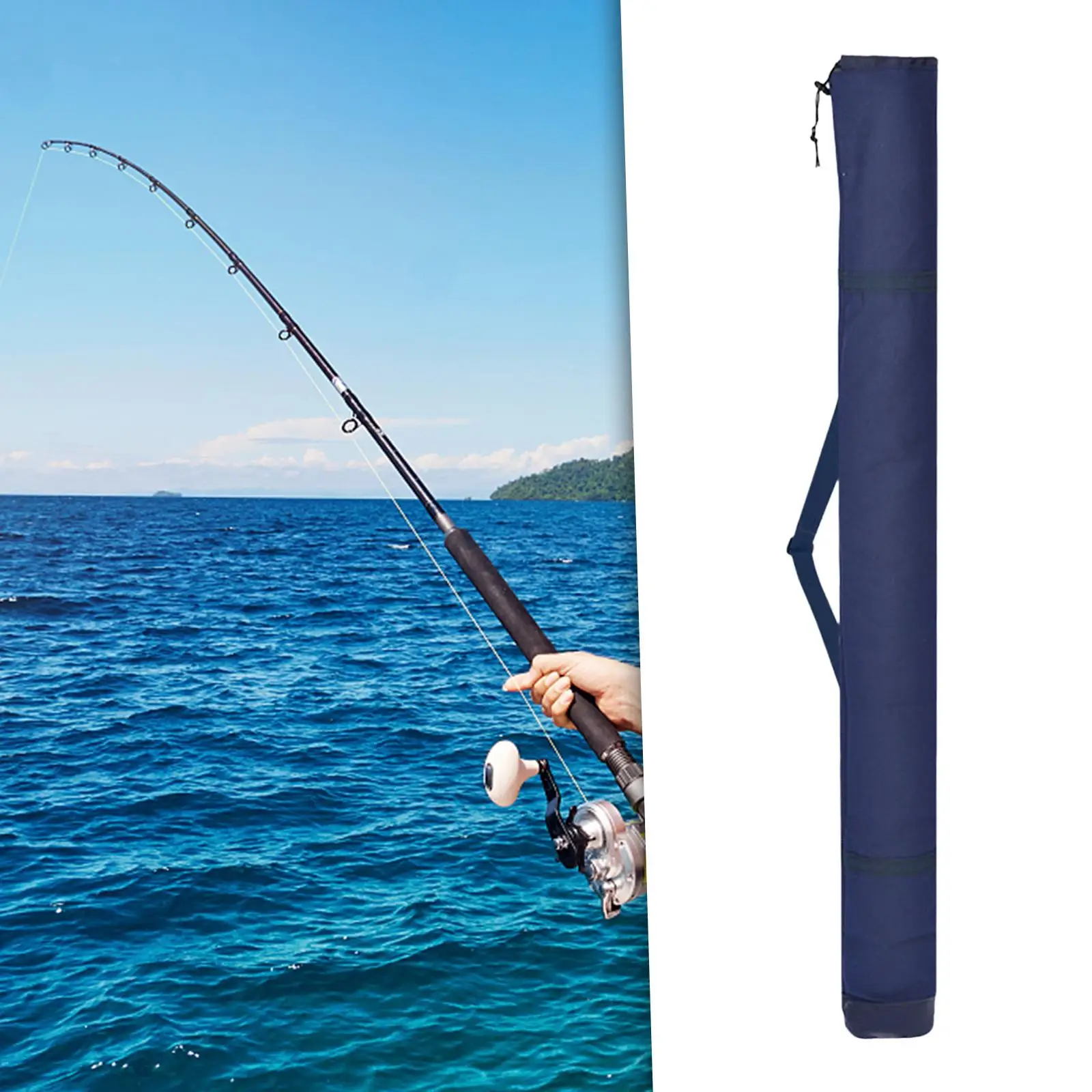 Fishing Rod Umbrella Bags Wear Resistant Thick for Hiking Camping Outside