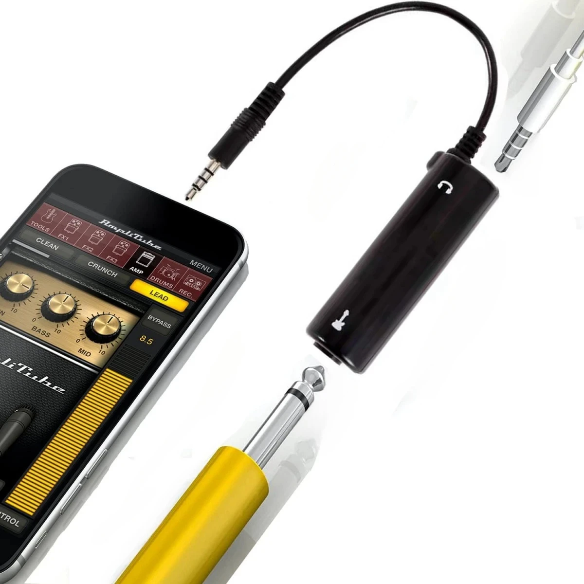 Miwayer Gitarre Interface Konverter Ersatz Für Telefon Gitarre Audio Interface Gitarre Linie Konverter Gitarre Zubehör – Detail 9