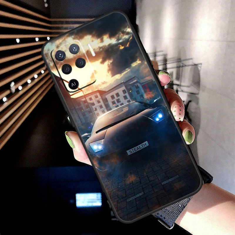 Sleek Sports Car Design Protective Phone Case