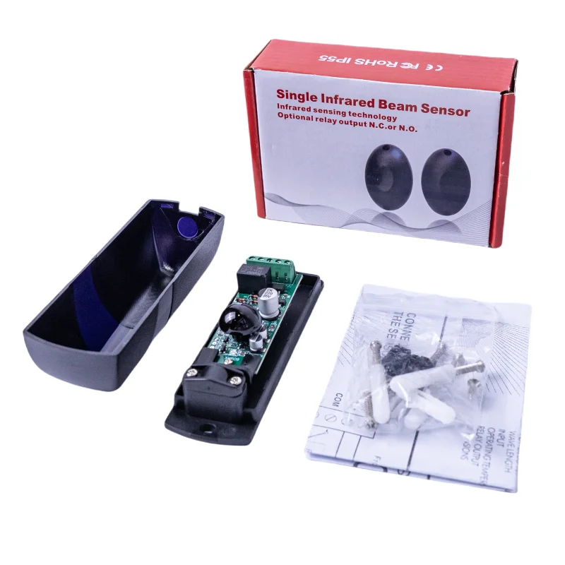 Wasserdichte Infrarot-Fotozellen für Tore und Türen, DC/AC 12~24V IR-Sensor, Automatische Barriere, Sicherheits-Lichtschranke für Automatische Toröffner – Detail 7