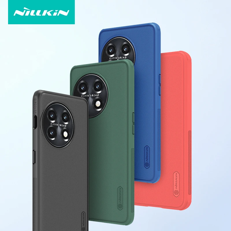 

For OnePlus 11 11R Case Nillkin Super Frosted Shield Pro Hard PC Matte Cover Anti-Scratch Shockproof Shell For One Plus ACE 2