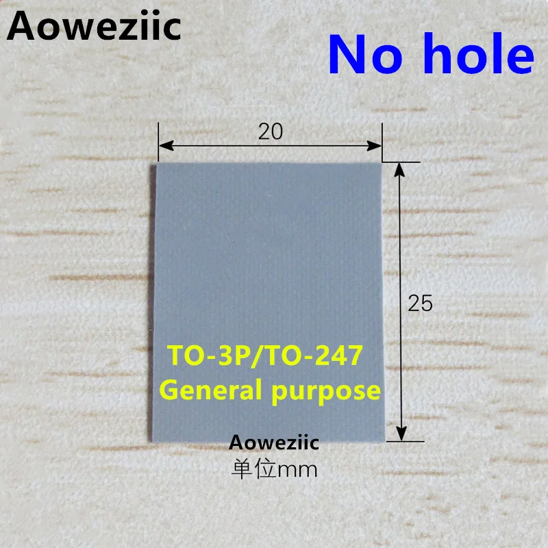 Silicone Pad TO-220 TO220 TO-247 TO-3P Transistor Radiator Cooling Silicone Thermal Pad Film