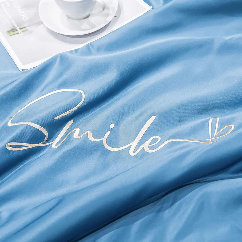 Summer Cool Quilt Silk Breathable Queen Quilts Air Conditioning Cool Blanket Bedspreads for Double Bed Bedding Pillowcase summer quilt