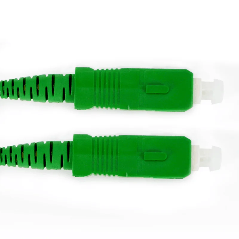 3.5 Meter SC/APC-SC/APC Green Fiber Optic Patch Cord Single Mode G657A2 Simplex 1.6mm Jumper Cable For France