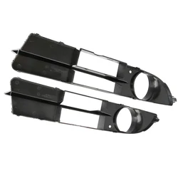 Car Front Bumper Fog Light Grille Cover Left Right For BMW 5 Series E60 E61 2004 2005 2006 2007 51117049243 51117049244