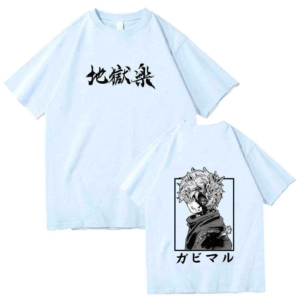 Anime Jigokuraku Hell's Paradise T Shirt Men Cartoon Tshirt Manga Summer Tops Unisex Tee Male