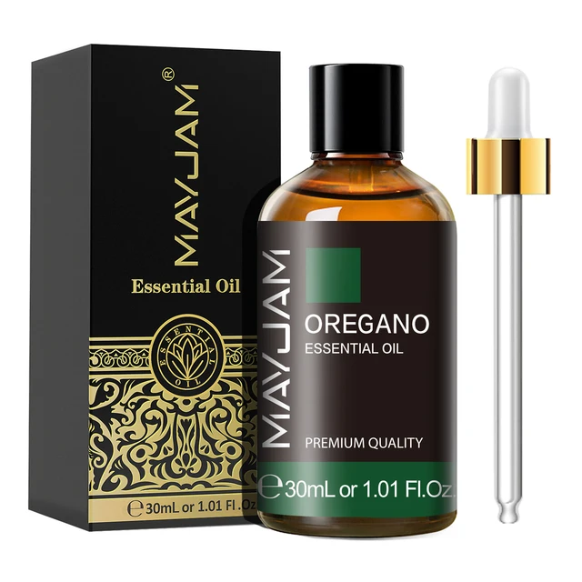 MAYJAM 30ML avec compte-gouttes huiles essentielles Oregano citron Eucalyptus menthe verte Neroli Helichrysum curcuma anis étoile arbre à thé 1