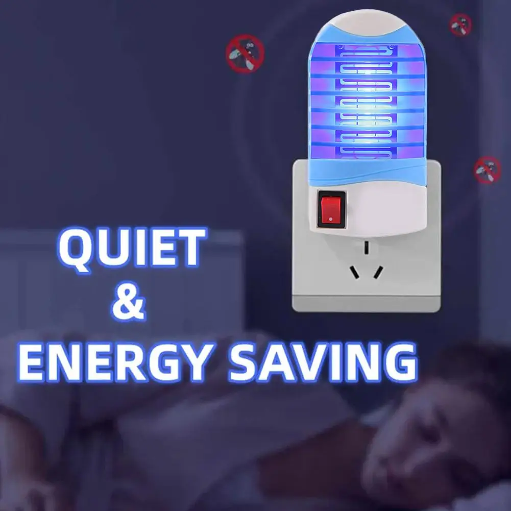 Summer Electric Mosquito Light Worm Killing Blue Light Repellent Trap Mosquito Insect Mosquitoes Bedroom Outdoor Port M3G5