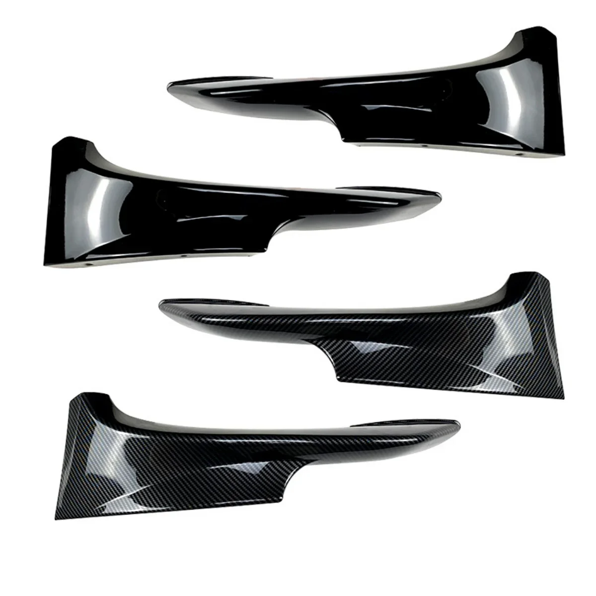 Front Bumper Lip Splitter Spoiler Bumper Side Splitter Cover for BMW 3 Series E92 E93 M3 M-Tech 2006-2009 /2010-2013 Pair