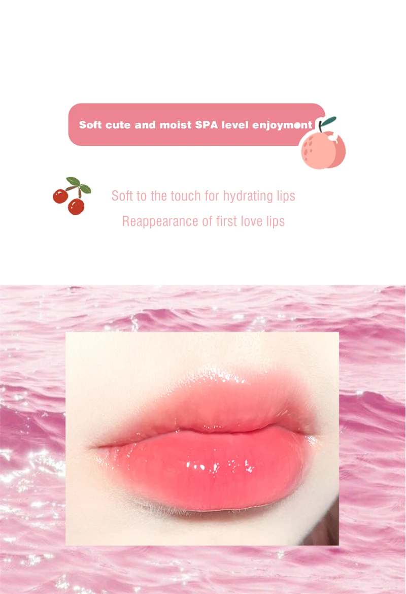 S6a955f7e4dc046939e5ab4b1283c30b7B 3g South Korea Lip Sleep Mask Night Sleep Maintenance Moisturizing Lips Gloss Bleach Cream Nourishing Lips Care Cherry Lip Balm