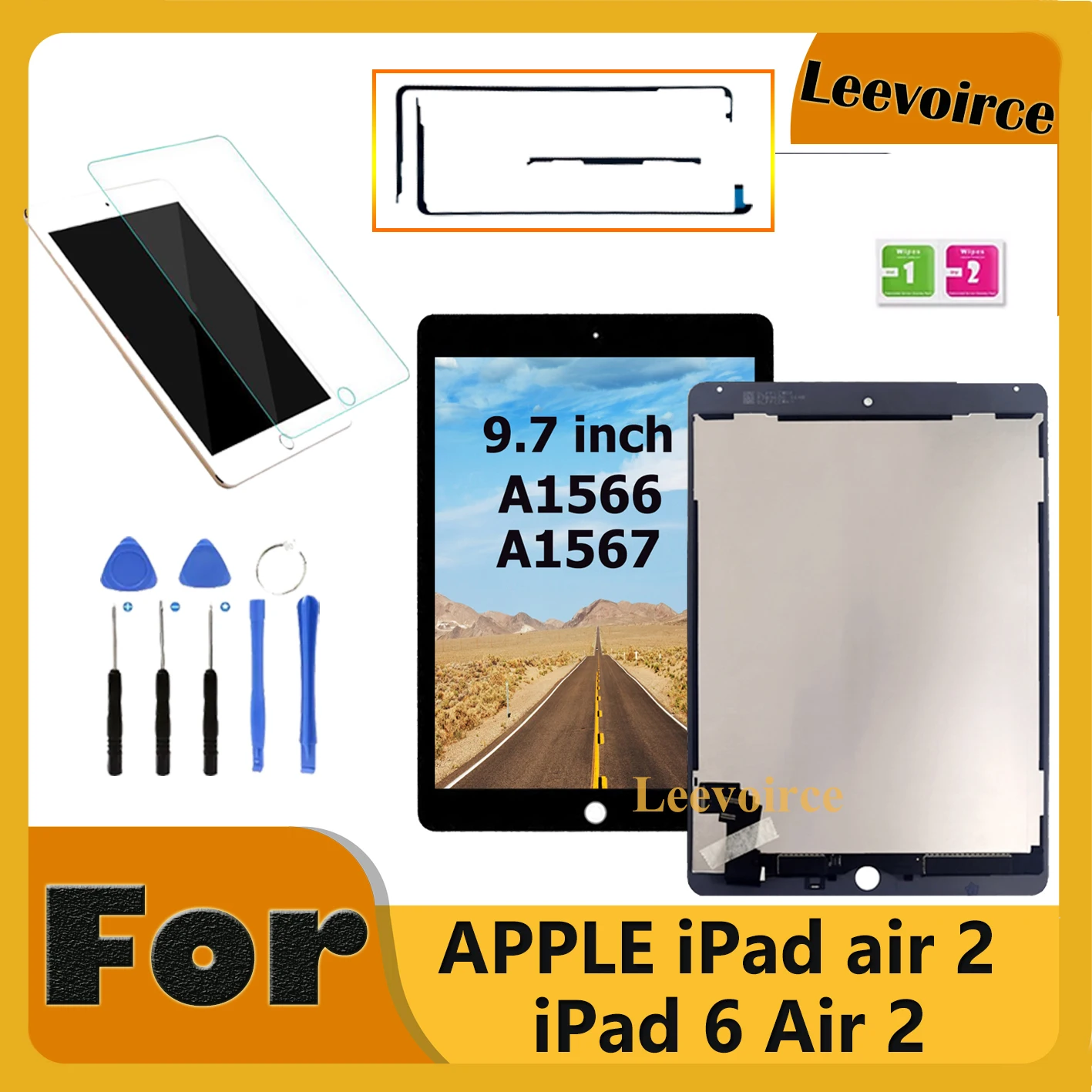  A-MIND LCD Replacement Screen Suitable for iPad