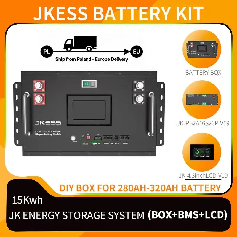 DIY JKESS 배터리 박스 어셈블리 JKBMS PB2A16S20P 보드 4...
