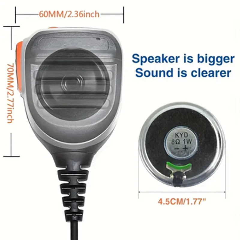 SM26N1 Speaker Microphone for HYT Hytera Radio X1P Z1P X1E PD600 PD602 PD605 PD662 PD665 PD680 PD682 PD685