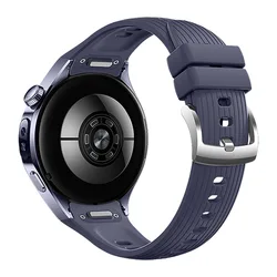 Silicone Strap Replacement Band for Smart Watches - Unisex Accessory (Purple)